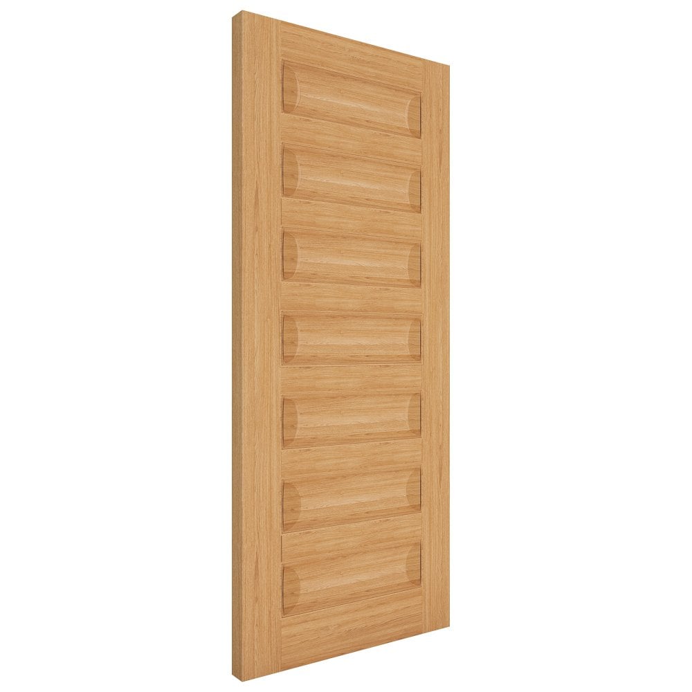 BIAXFSC Internal Oak Fully Finished Biarritz 7P Door