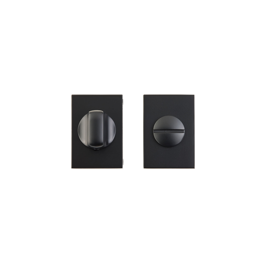 Slim thumb-turn Matt Black