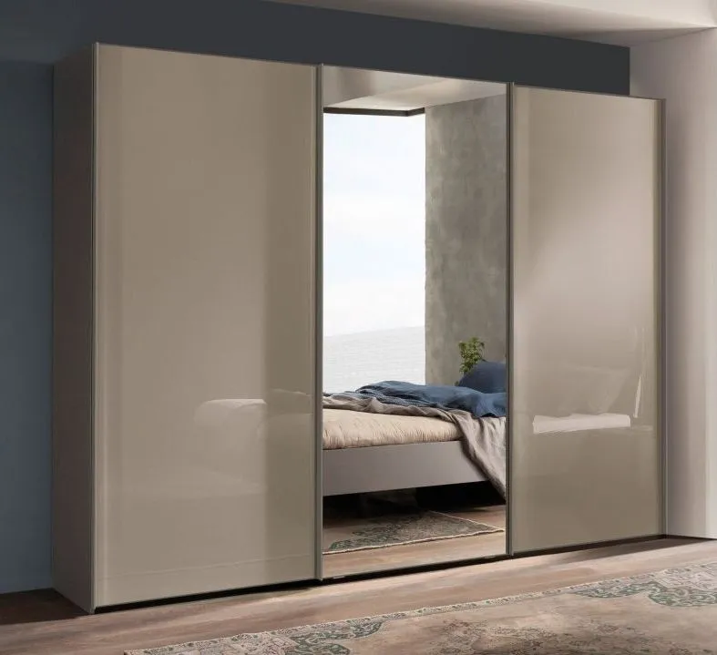 Nolte Savena Terra 3 Door Sliding Wardrobe with 1 Mirror Front - 300cm